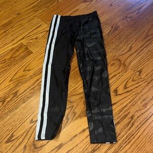 Dori Creations Girl’s Striped Camo Leggings With Sparkles Size 8/10